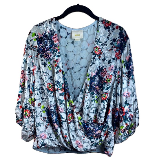 Anthropologie Maeve Umi Wrap Top - Picture 4 of 6